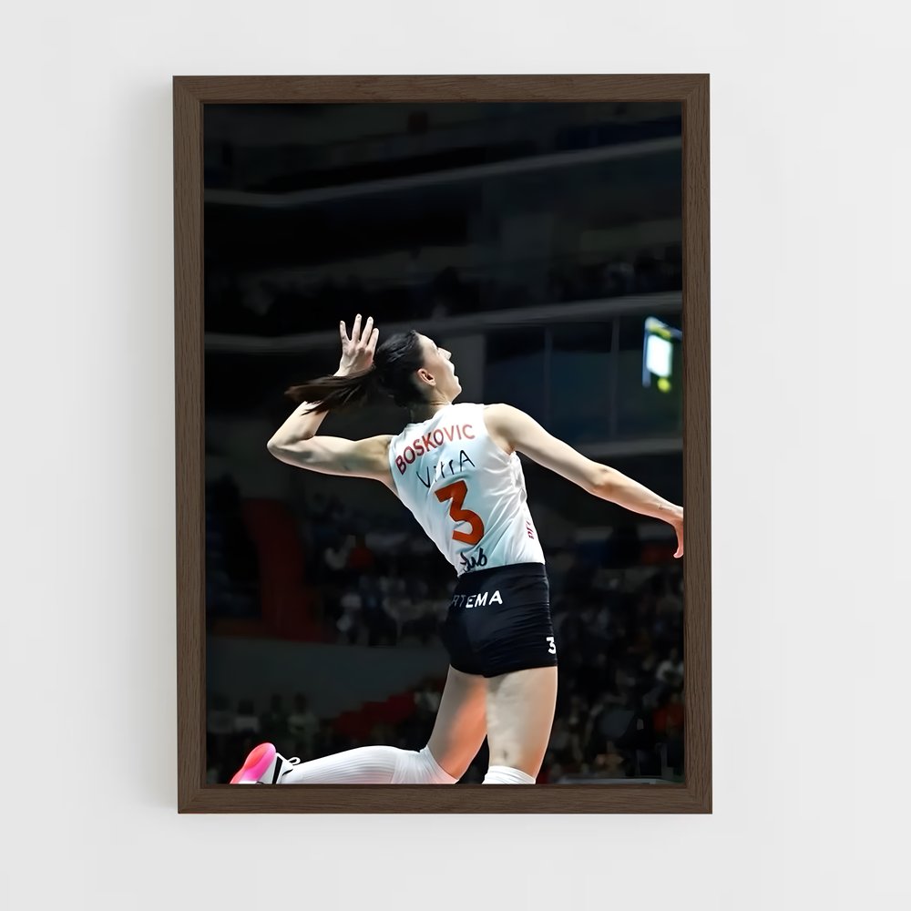 Poster Tijana boskovic euphorique – affiche Volleyball (vue 5)